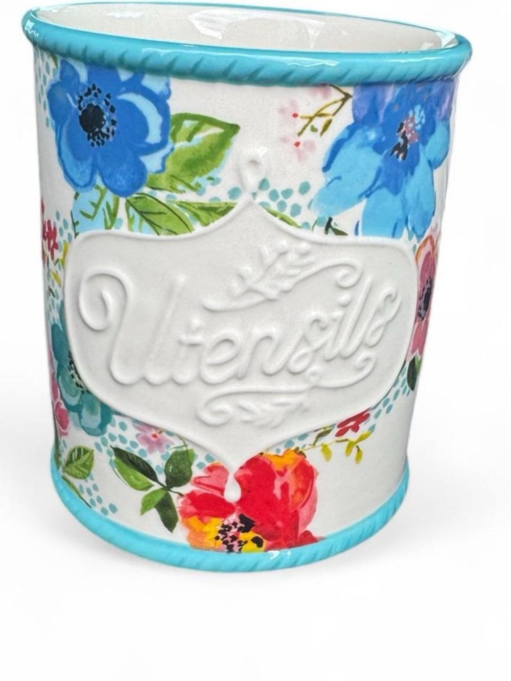 The Pioneer Woman Floral Ceramic Utensil holder
